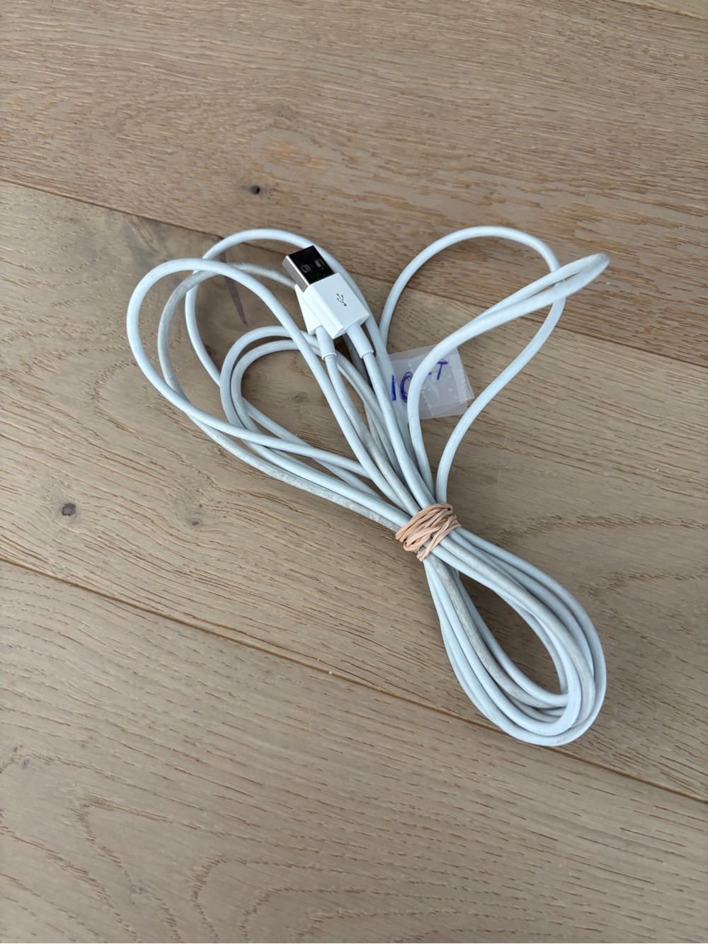 Apple Lightning to USB Cable in White 10ft
